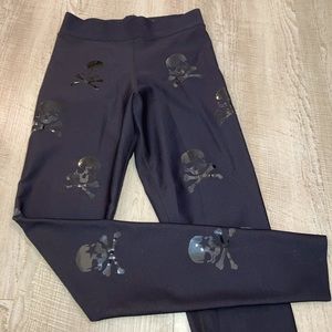 Size small ultracor x SoulCycle black skull leggings